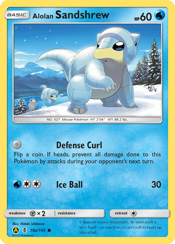 Alolan Sandshrew (19a/145) [Alternate Art Promos] | Gear Gaming Fayetteville