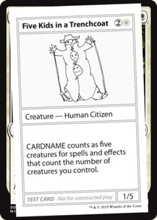 Five Kids in a Trenchcoat (2021 Edition) [Mystery Booster Playtest Cards] | Gear Gaming Fayetteville