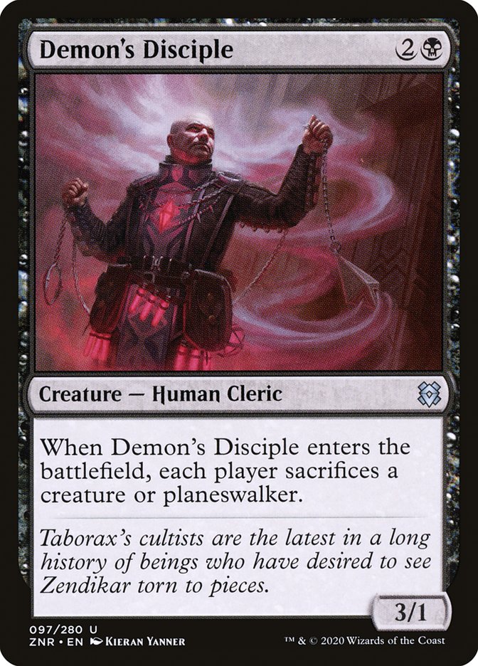 Demon's Disciple [Zendikar Rising] | Gear Gaming Fayetteville