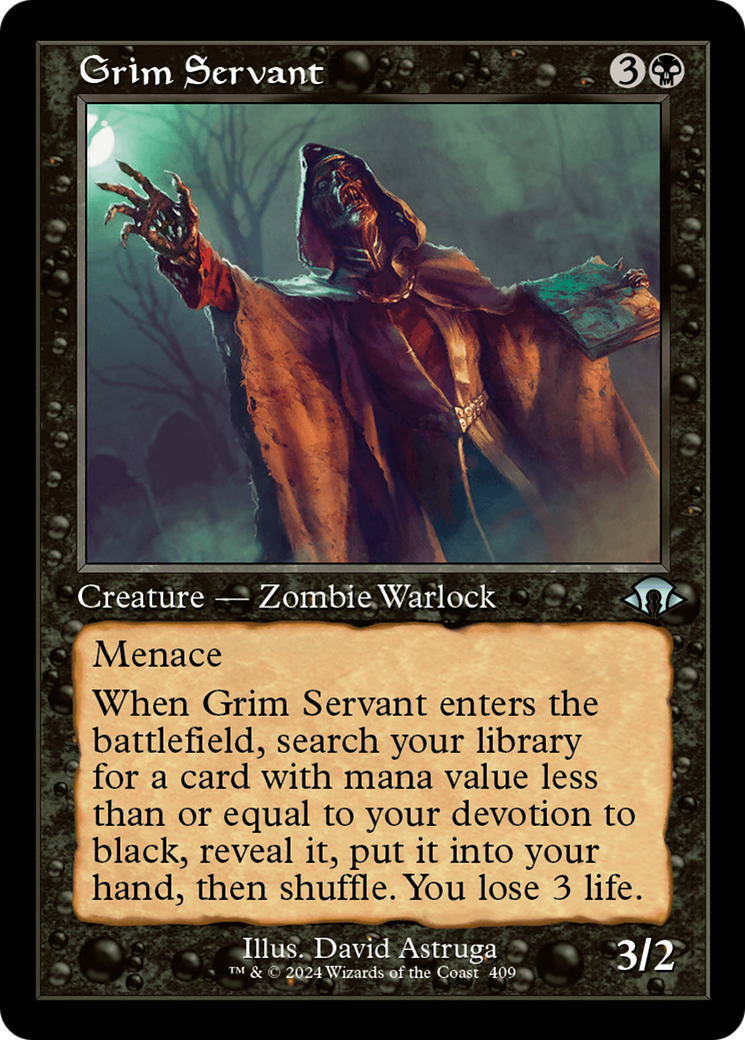 Grim Servant (Retro) [Modern Horizons 3] | Gear Gaming Fayetteville