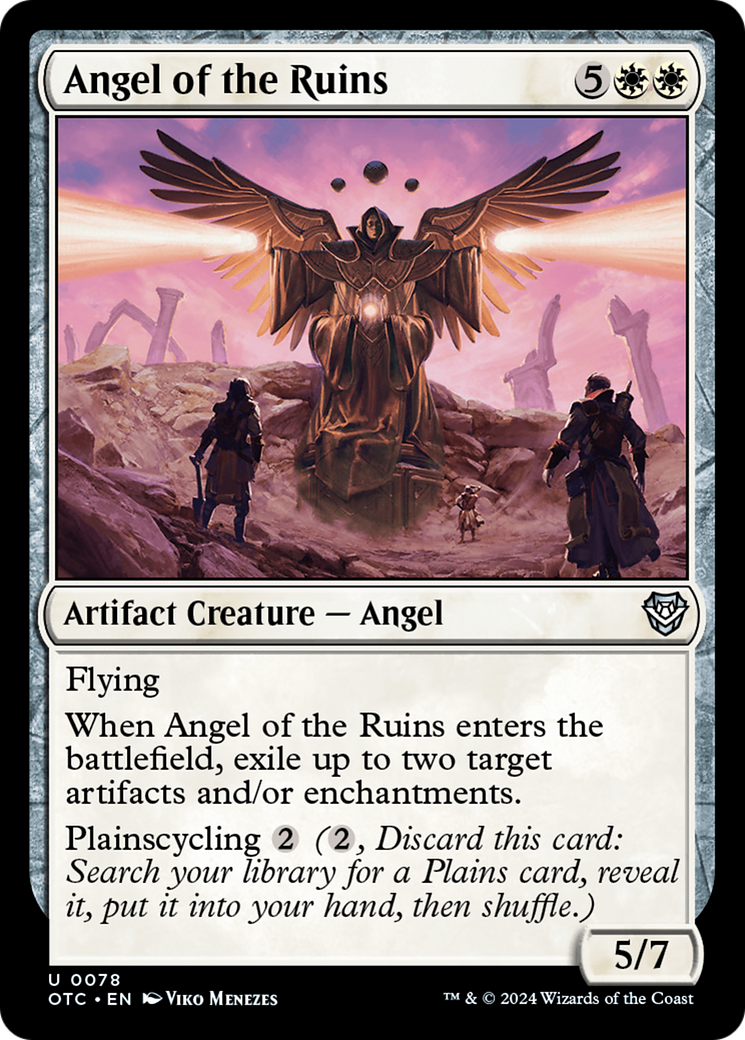 Angel of the Ruins [Outlaws of Thunder Junction Commander] | Gear Gaming Fayetteville