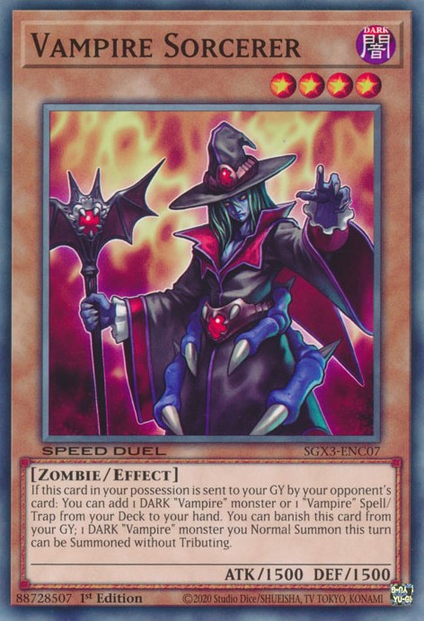 Vampire Sorcerer [SGX3-ENC07] Common | Gear Gaming Fayetteville