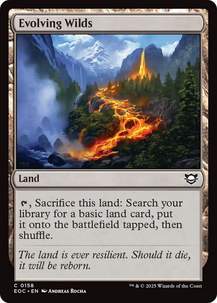 Evolving Wilds [Edge of Eternities Commander] | Gear Gaming Fayetteville