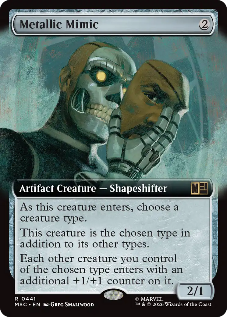 Metallic Mimic (Extended Art) [Marvel Super Heroes Commander] | Gear Gaming Fayetteville