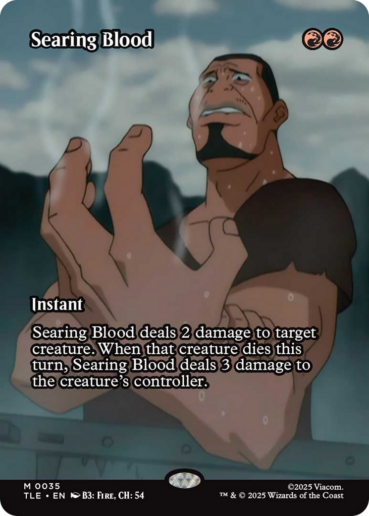 Searing Blood (Borderless) [Avatar: The Last Airbender: Eternal-Legal] | Gear Gaming Fayetteville