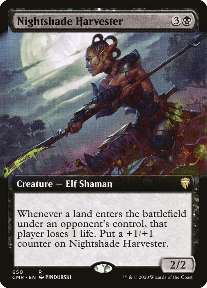 Nightshade Harvester (Extended Art) [Commander Legends] | Gear Gaming Fayetteville