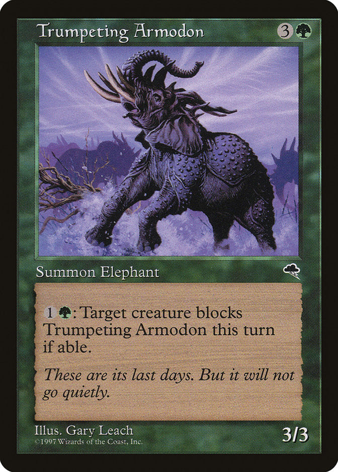 Trumpeting Armodon [Tempest] | Gear Gaming Fayetteville