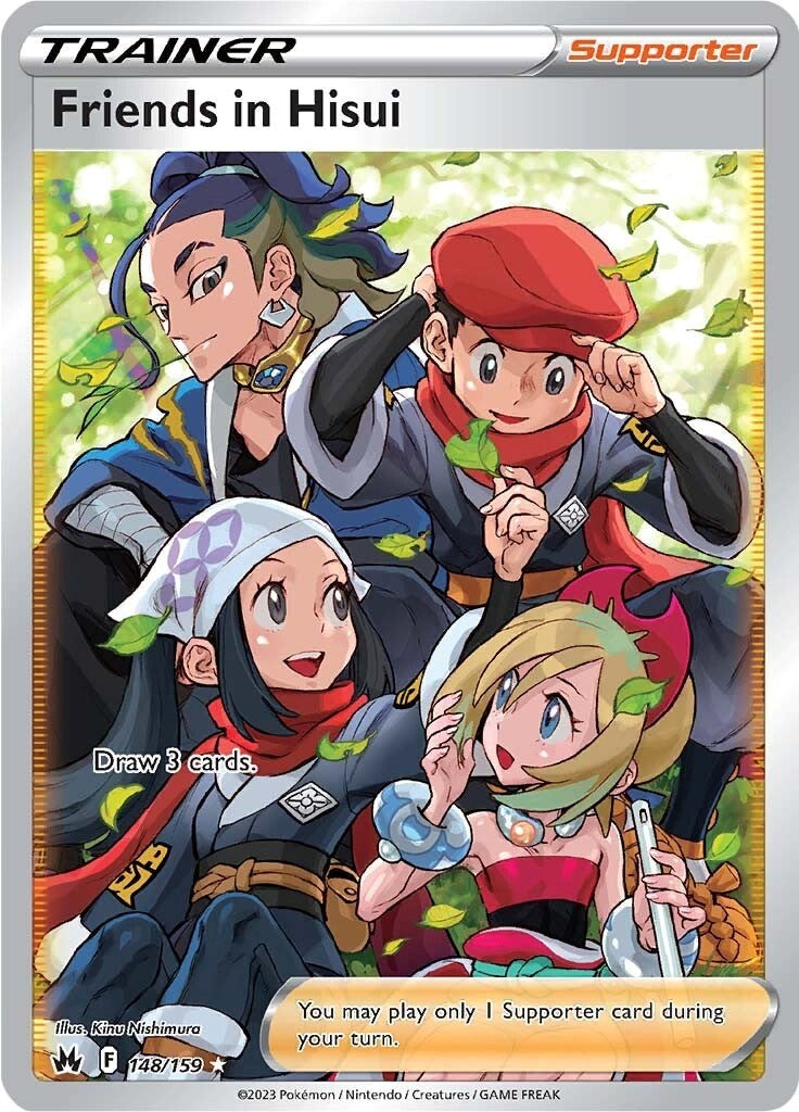 Friends in Hisui (148/159) (Full Art) [Sword & Shield: Crown Zenith] | Gear Gaming Fayetteville