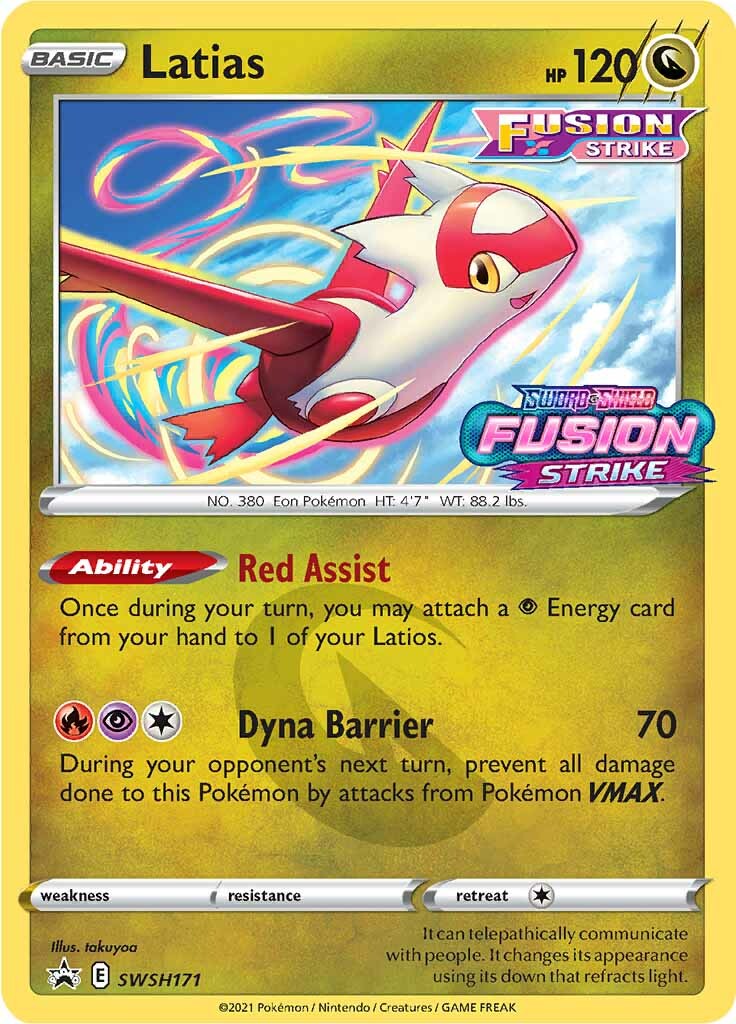 Latias (SWSH171) (Prerelease Promo) [Sword & Shield: Black Star Promos] | Gear Gaming Fayetteville