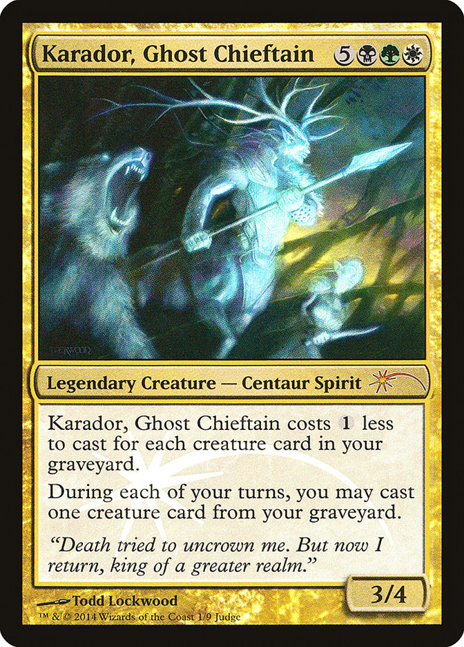 Karador, Ghost Chieftain [Judge Gift Cards 2014] | Gear Gaming Fayetteville