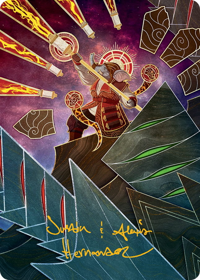 Quintorius, Loremaster Art Card (63) (Gold-Stamped Signature) [March of the Machine Art Series] | Gear Gaming Fayetteville