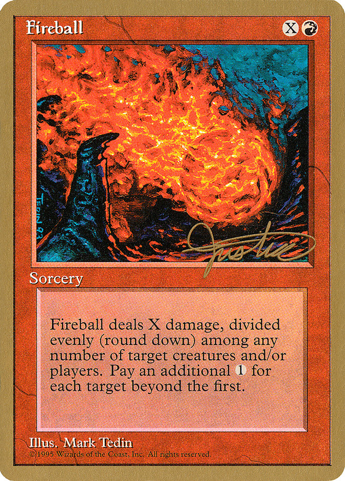 Fireball (Mark Justice) [Pro Tour Collector Set] | Gear Gaming Fayetteville