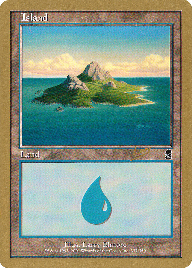 Island (rl337) (Raphael Levy) [World Championship Decks 2002] | Gear Gaming Fayetteville