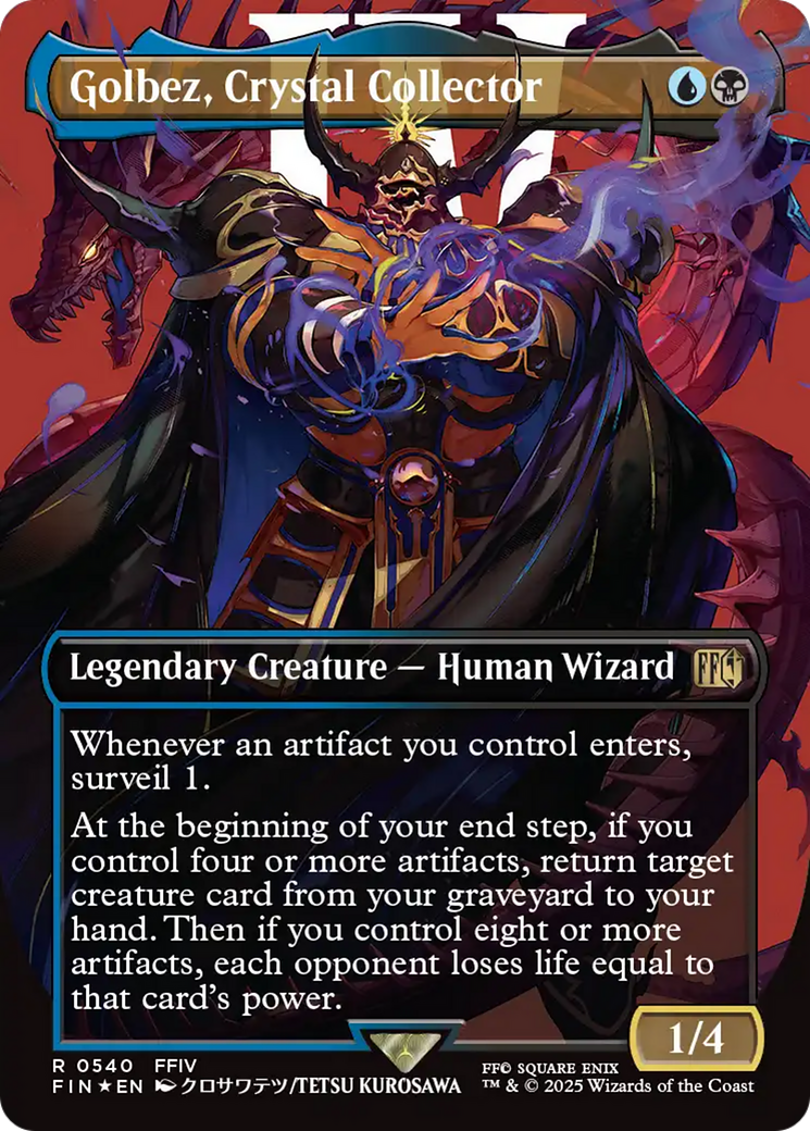 Golbez, Crystal Collector (Borderless) (Surge Foil) [FINAL FANTASY] | Gear Gaming Fayetteville