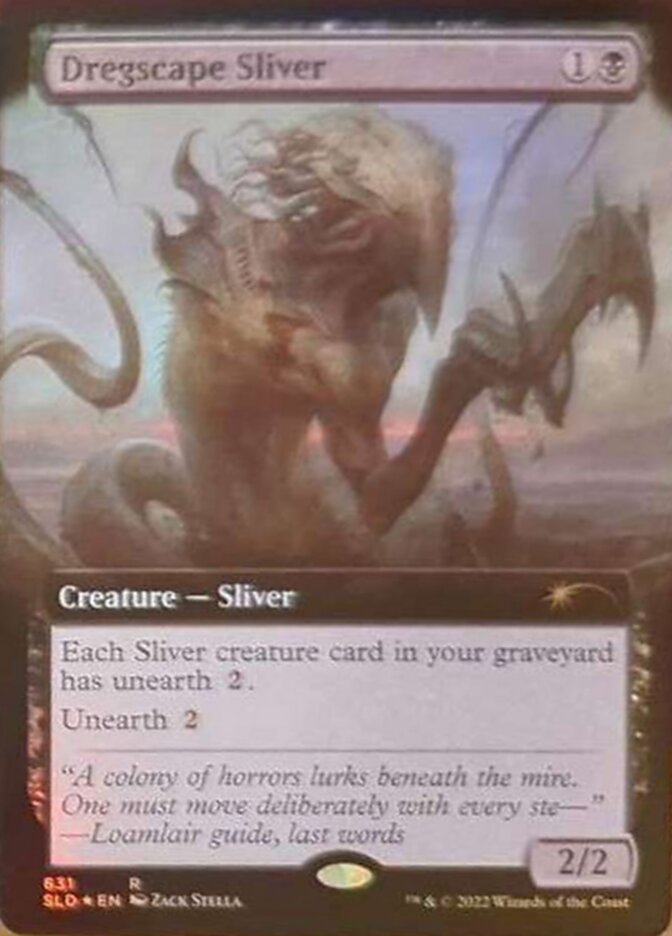 Dregscape Sliver (Extended Art) [Secret Lair Drop Promos] | Gear Gaming Fayetteville