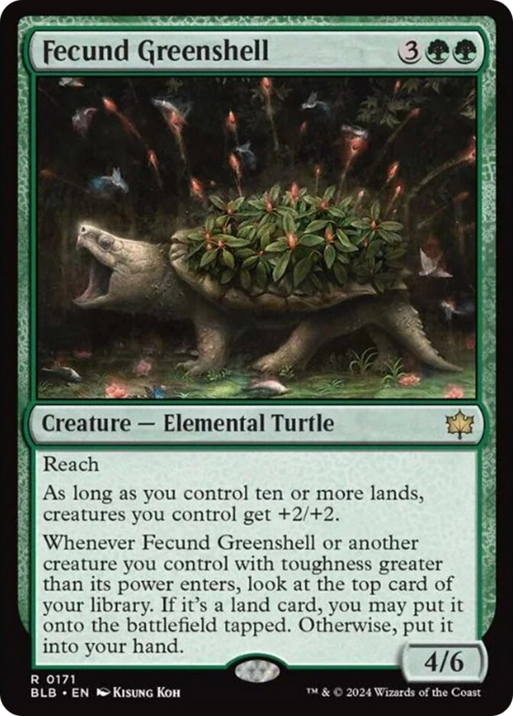 Fecund Greenshell [Bloomburrow] | Gear Gaming Fayetteville