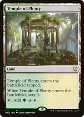 Temple of Plenty [Phyrexia: All Will Be One Commander] | Gear Gaming Fayetteville