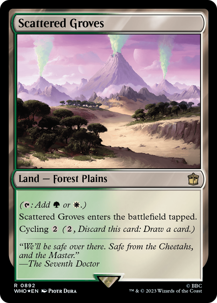 Scattered Groves (Surge Foil) [Doctor Who] | Gear Gaming Fayetteville