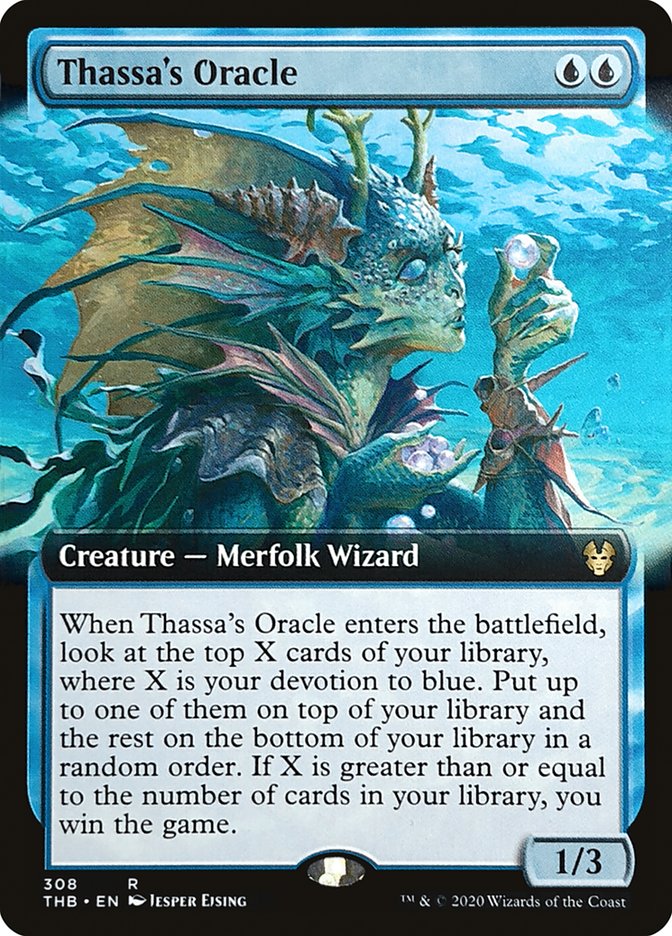 Thassa's Oracle (Extended Art) [Theros Beyond Death] | Gear Gaming Fayetteville