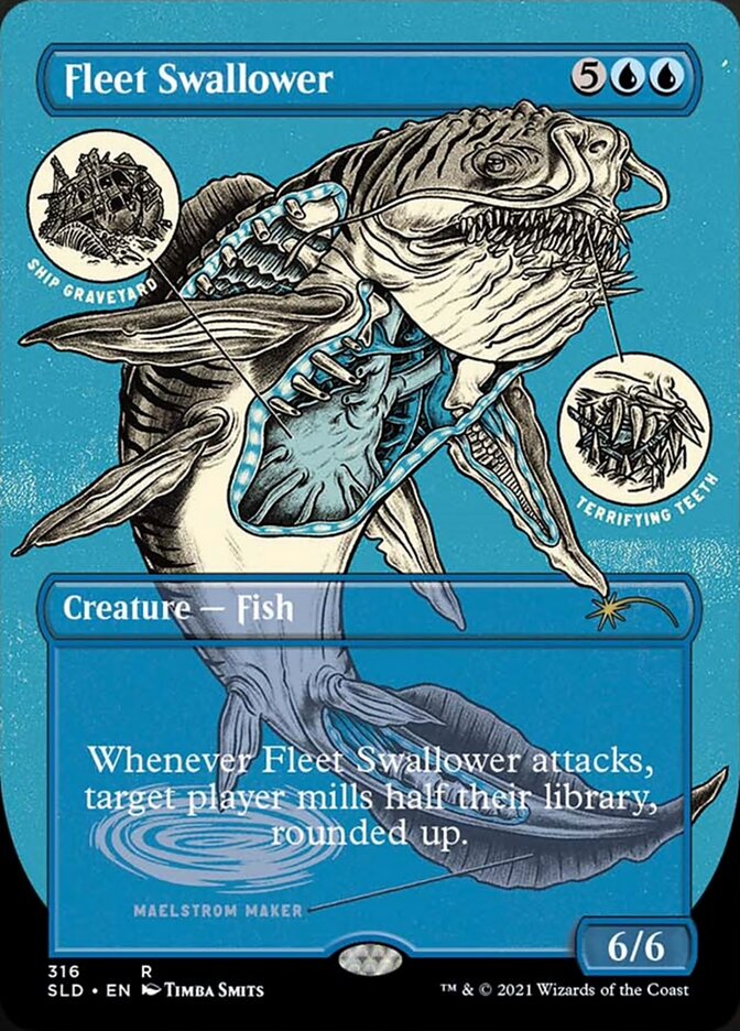 Fleet Swallower (Borderless Foil Etched) [Secret Lair Drop Series] | Gear Gaming Fayetteville