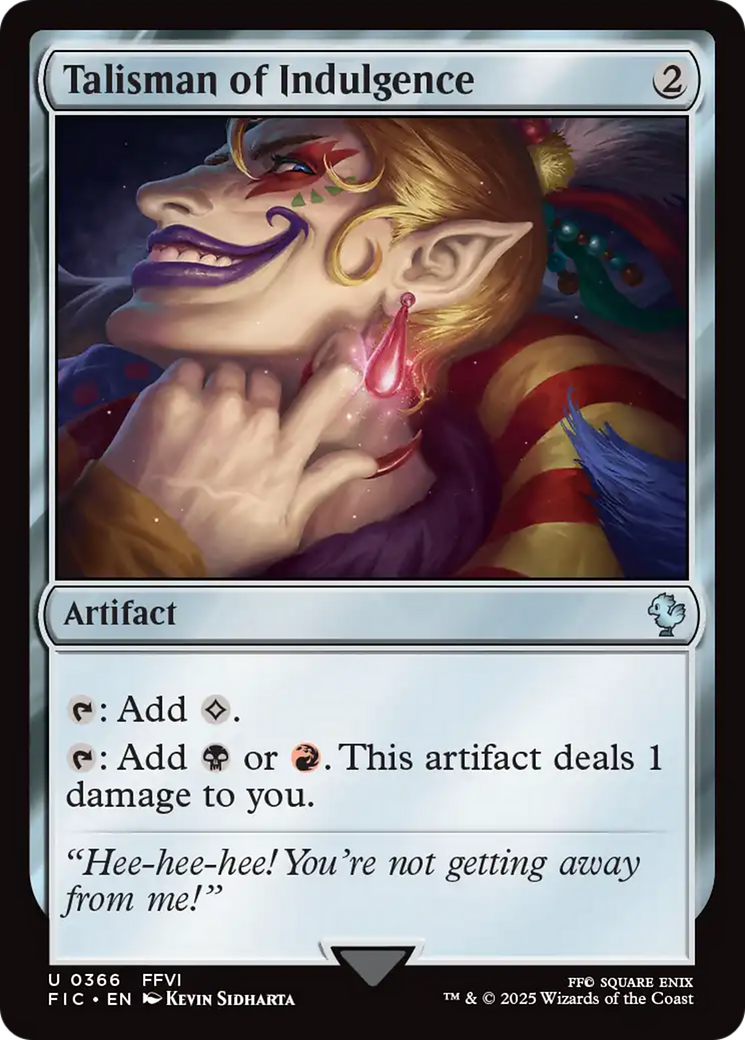 Talisman of Indulgence [FINAL FANTASY Commander] | Gear Gaming Fayetteville