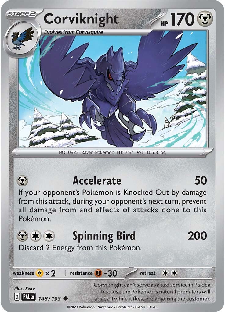 Corviknight (148/193) [Scarlet & Violet: Paldea Evolved] | Gear Gaming Fayetteville