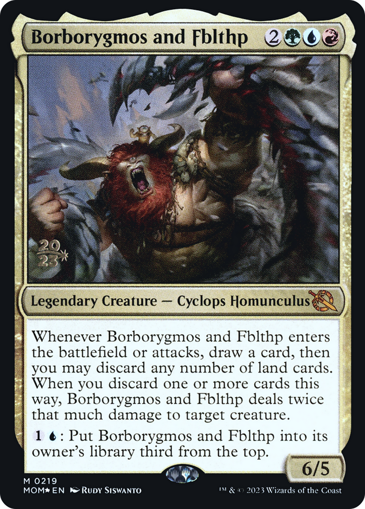 Borborygmos and Fblthp [March of the Machine Prerelease Promos] | Gear Gaming Fayetteville