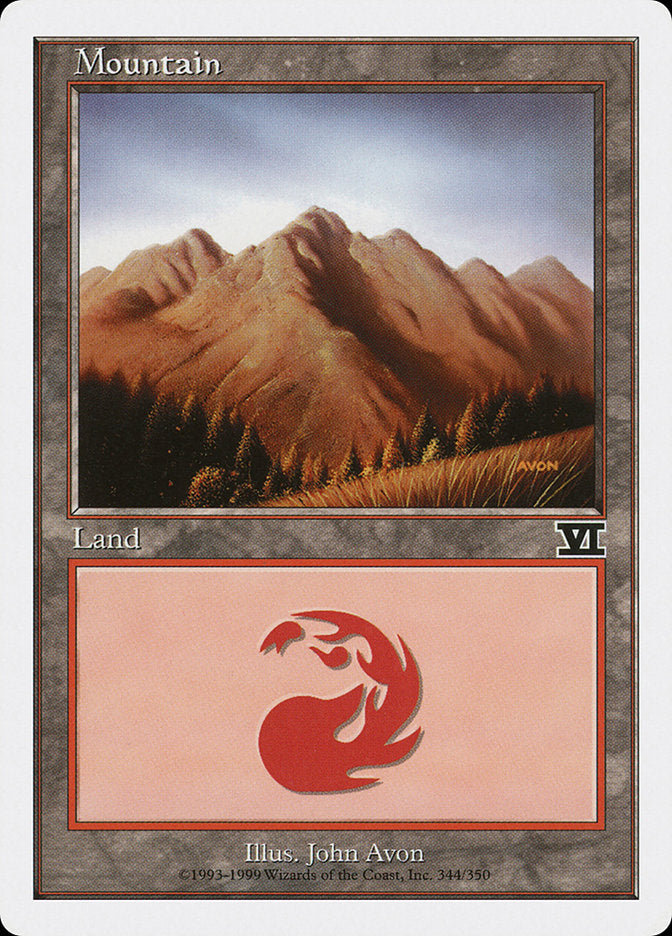 Mountain (344) [Classic Sixth Edition] | Gear Gaming Fayetteville
