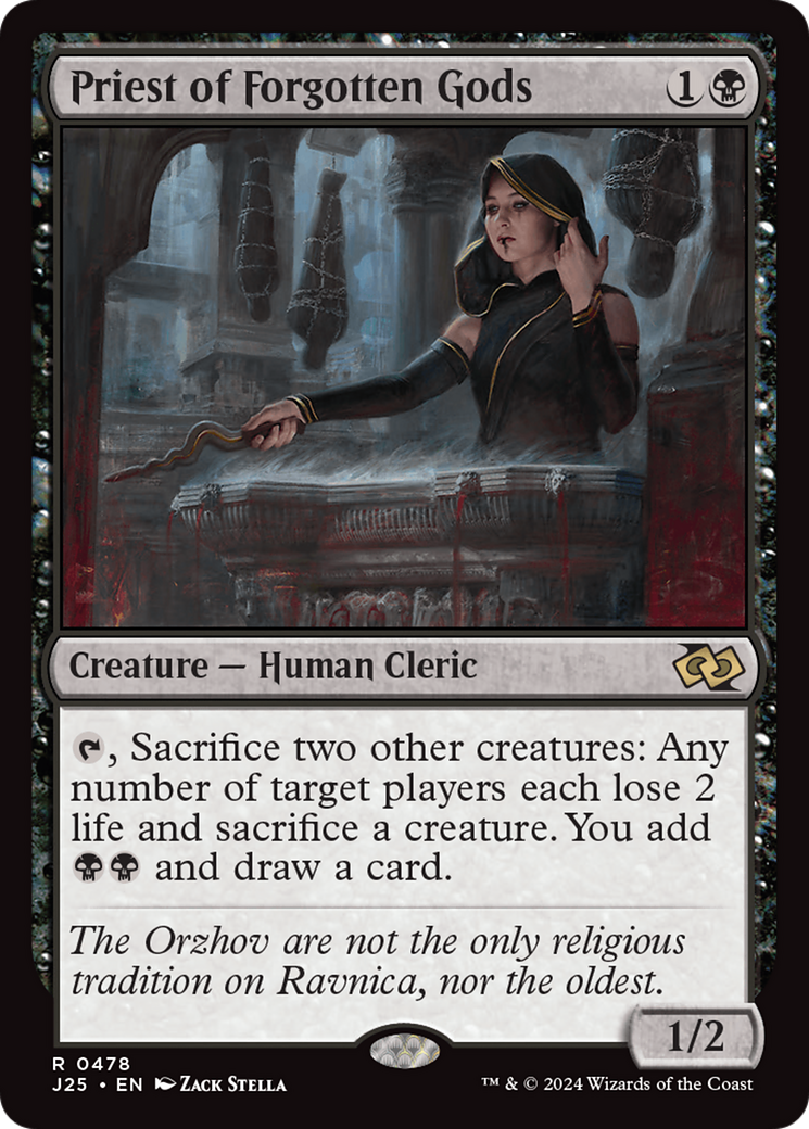 Priest of Forgotten Gods [Foundations Jumpstart] | Gear Gaming Fayetteville