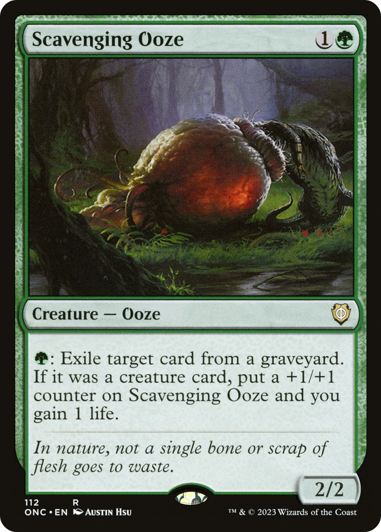 Scavenging Ooze [Phyrexia: All Will Be One Commander] | Gear Gaming Fayetteville