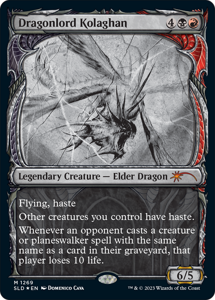 Dragonlord Kolaghan (Halo Foil) [Secret Lair Drop Series] | Gear Gaming Fayetteville