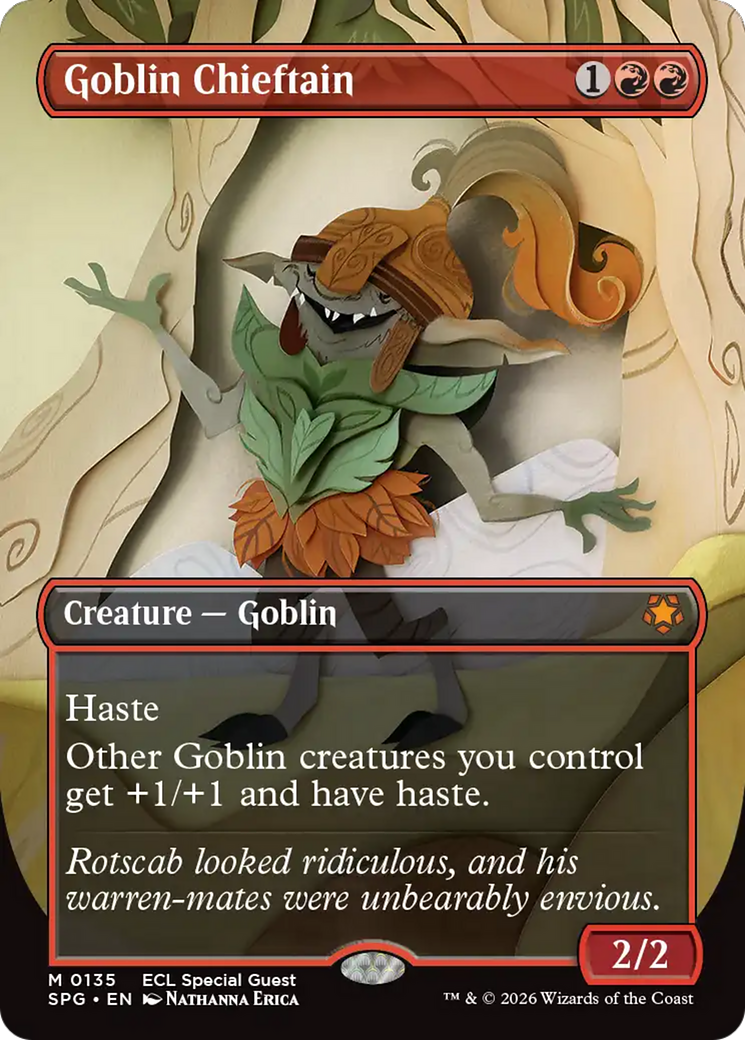 Goblin Chieftain (Borderless) [Lorwyn Eclipsed Special Guests] | Gear Gaming Fayetteville
