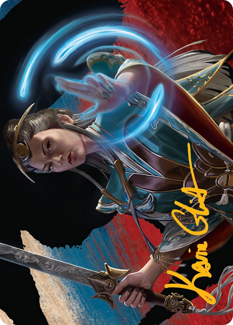 Narset, Jeskai Waymaster Art Card (44/54) [Tarkir: Dragonstorm Art Series] | Gear Gaming Fayetteville