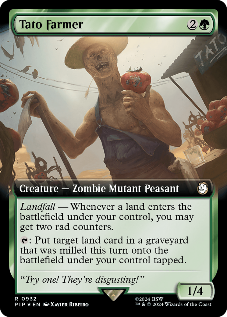 Tato Farmer (Extended Art) (Surge Foil) [Fallout] | Gear Gaming Fayetteville