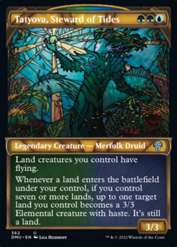 Tatyova, Steward of Tides (Showcase Textured) [Dominaria United] | Gear Gaming Fayetteville