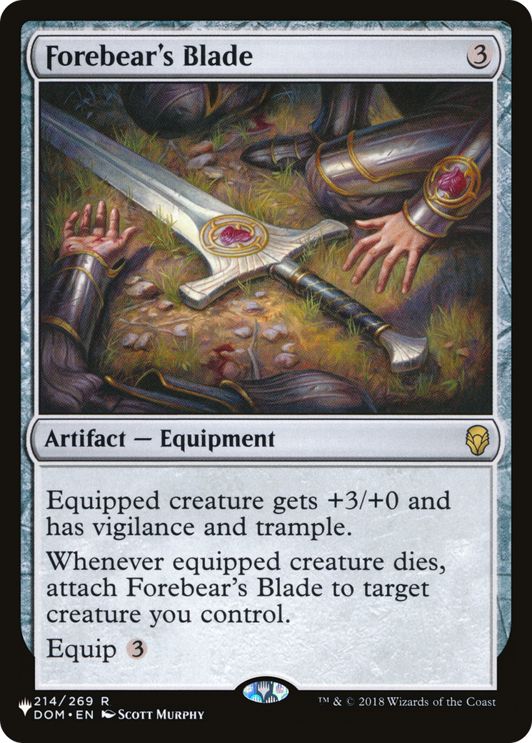 Forebear's Blade [The List] | Gear Gaming Fayetteville