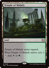 Temple of Malady [Duskmourn: House of Horror Commander] | Gear Gaming Fayetteville