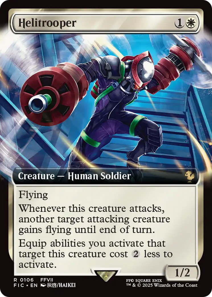 Helitrooper (Extended Art) [FINAL FANTASY Commander] | Gear Gaming Fayetteville