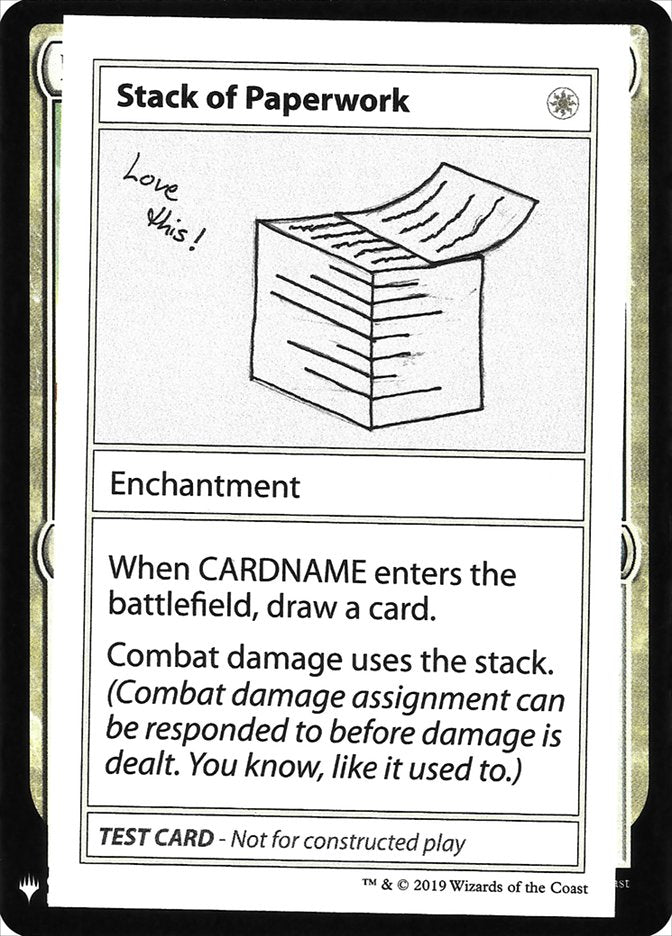 Stack of Paperwork [Mystery Booster Playtest Cards] | Gear Gaming Fayetteville