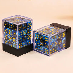 (Blue + Black) 12mm D6 block of 36 dice | Gear Gaming Fayetteville