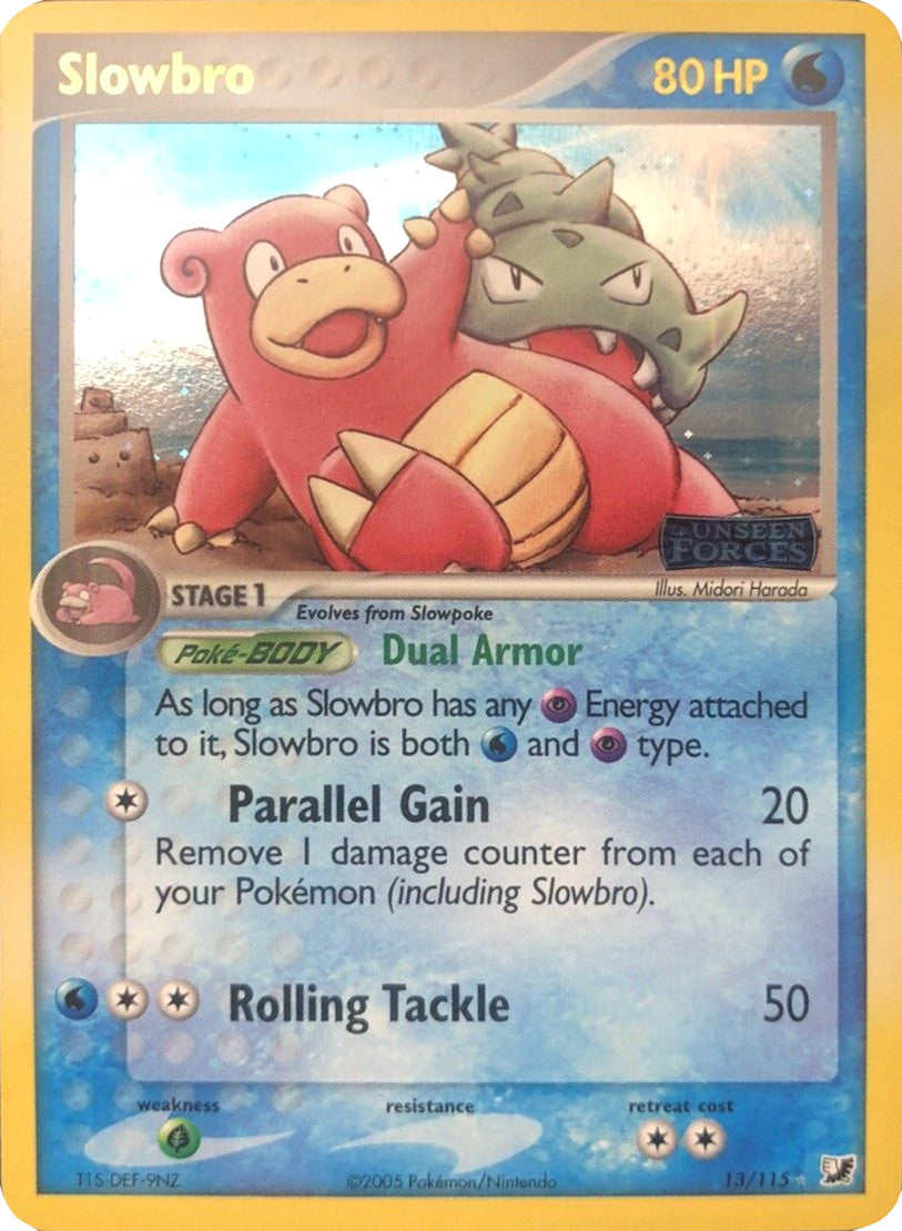 Slowbro (13/115) (Stamped) [EX: Unseen Forces] | Gear Gaming Fayetteville