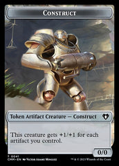 Elemental (0026) // Construct (0041) Double-Sided Token [Commander Masters Tokens] | Gear Gaming Fayetteville