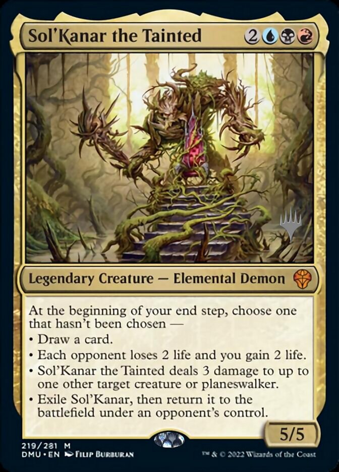 Sol'Kanar the Tainted (Promo Pack) [Dominaria United Promos] | Gear Gaming Fayetteville