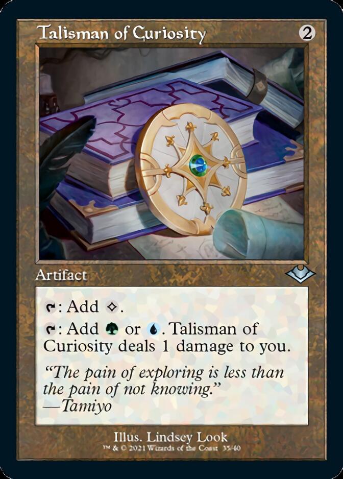 Talisman of Curiosity (Retro Foil Etched) [Modern Horizons] | Gear Gaming Fayetteville