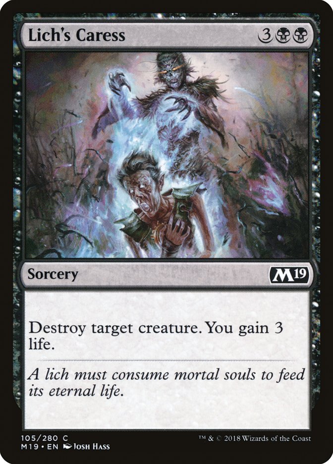 Lich's Caress [Core Set 2019] | Gear Gaming Fayetteville