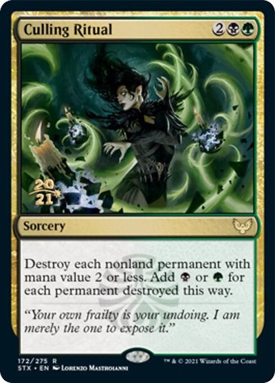 Culling Ritual [Strixhaven: School of Mages Prerelease Promos] | Gear Gaming Fayetteville
