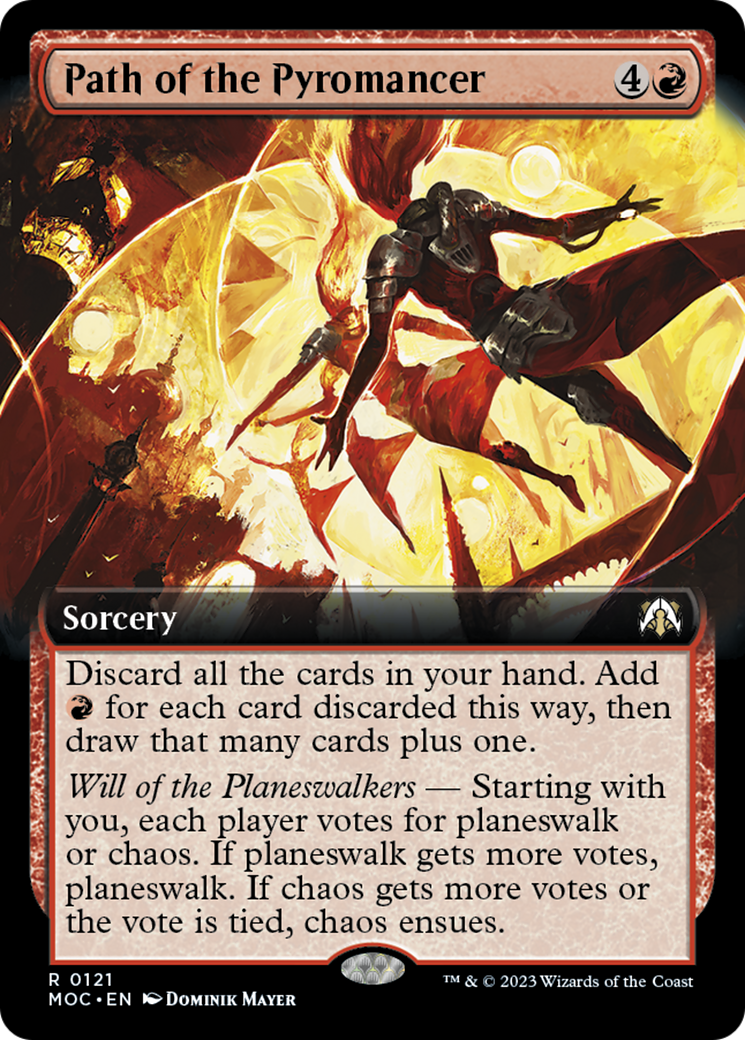 Path of the Pyromancer (Extended Art) [March of the Machine Commander] | Gear Gaming Fayetteville