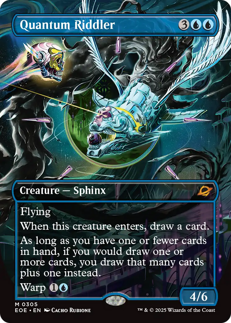 Quantum Riddler (Borderless) [Edge of Eternities] | Gear Gaming Fayetteville