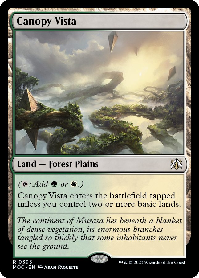 Canopy Vista [March of the Machine Commander] | Gear Gaming Fayetteville