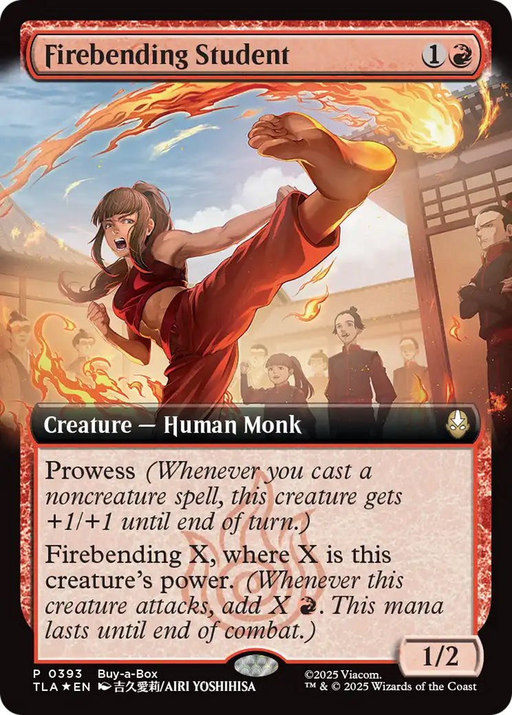Firebending Student (Extended Art) [Avatar: The Last Airbender Promos] | Gear Gaming Fayetteville